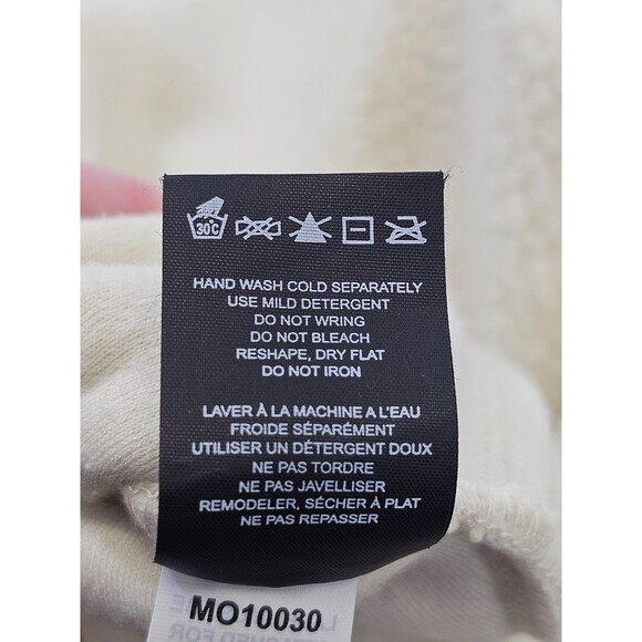 GC CUTS Men's XXL Polartec Full-Zip Pocket Sherpa Jacket Sweatshirt Off White - Picture 8 of 9